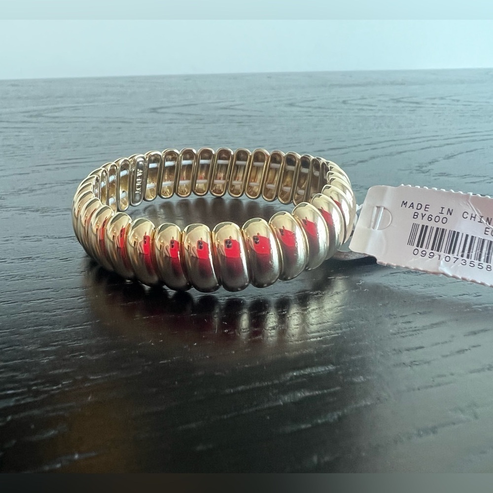 J. Crew Gold Beaded Bracelet